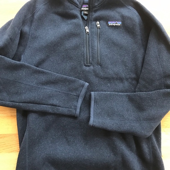 Women’s small Patagonia half zip better sweater fleece navy - Picture 4 of 7